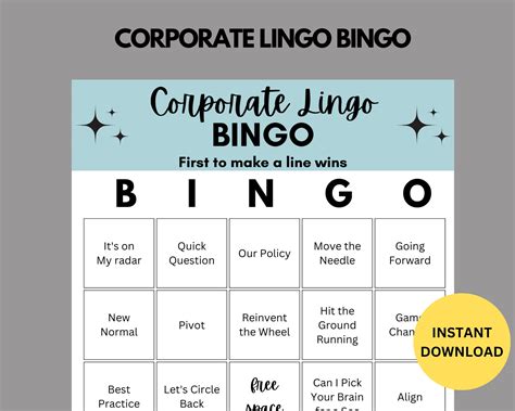 Bingo Cards for Corporate Events