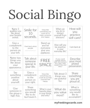 Bingo Cards for Social Gatherings