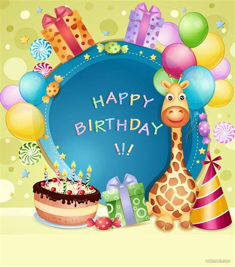 Birthday Card Designs for Children