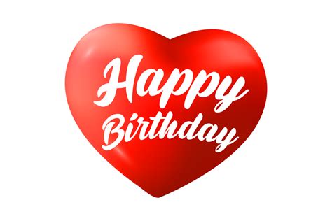 Birthday heart shape printables