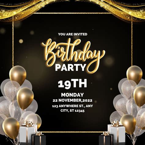 Birthday Party Invitation Ideas