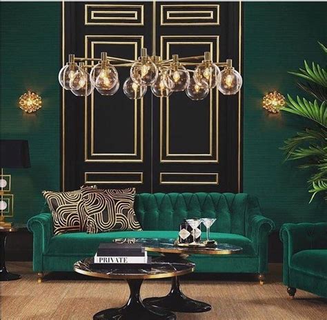 Black and Green Home Decor