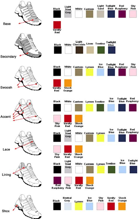 Black color palette used in footwear