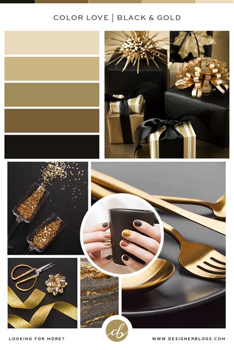 Black and Gold Color Combinations