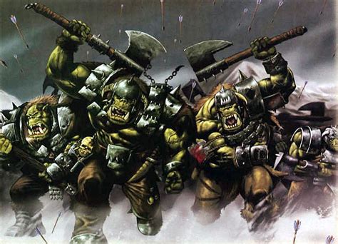 The Orcs in black armor