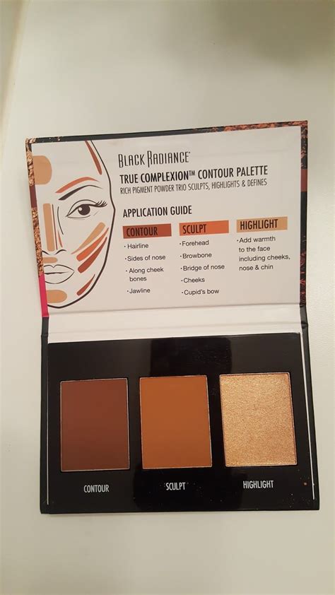 Black Radiance Contour Palette Contouring for Beginners