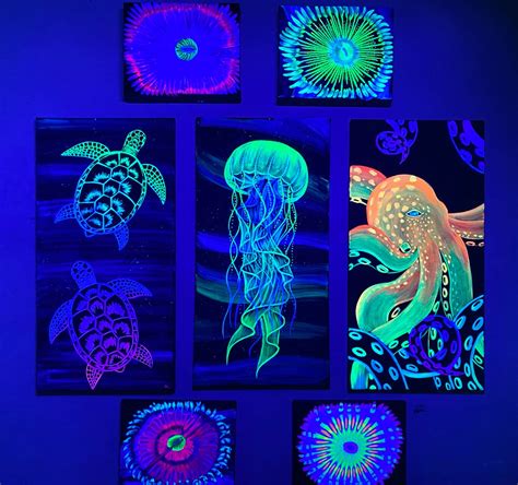 Blacklight Paintings