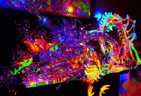 Blacklight Sculpture