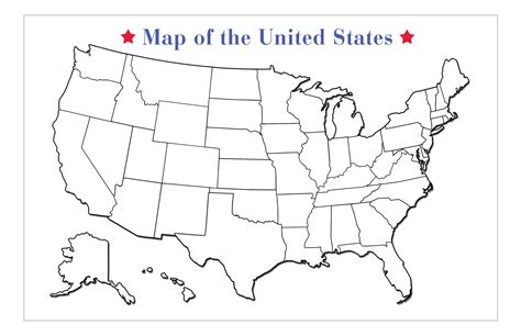 Blank US Map for Professionals