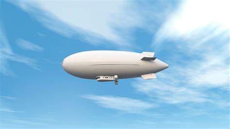 Blimp in the Sun