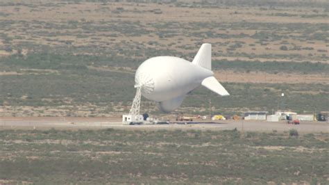 Blimp over the Desert