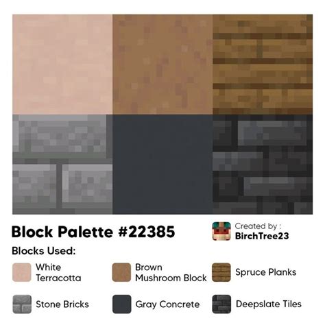 Block palette ideas