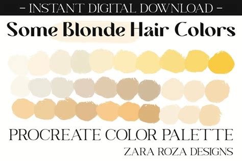 Blonde Color Palette Ideas