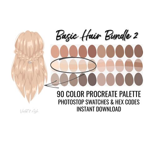 Blonde Hair Palette Gallery