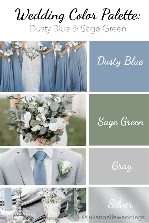 Blue and Green Wedding Color Palette Ideas