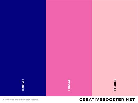 Blue and Pink Color Palette Combinations