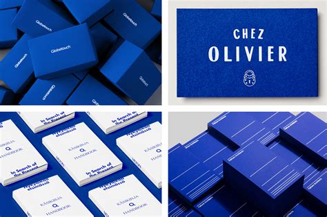 Blue and White Branding Ideas