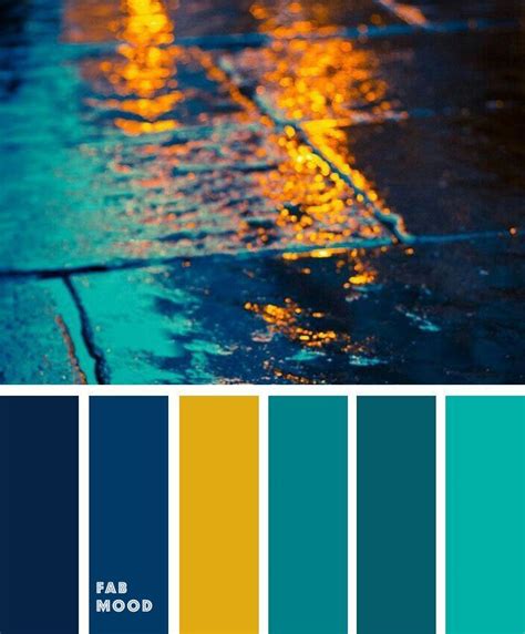 Blue and yellow color palette inspiration