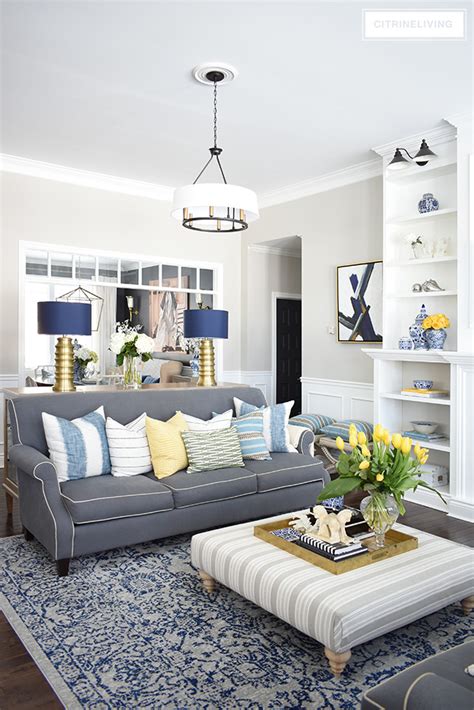 Blue and yellow design ideas