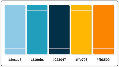 Blue and Yellow Palette 2