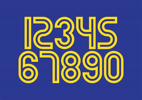 Blue and yellow typography