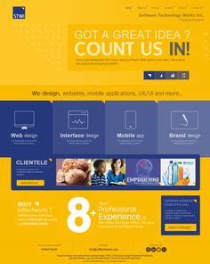 Blue and yellow web design