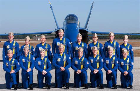 Blue Angels Crew in Flight