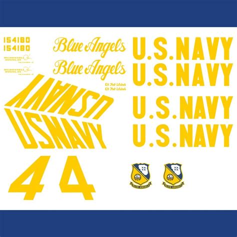 Blue Angels decals