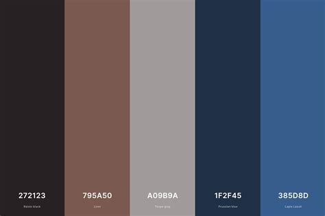 Blue Brown Color Palette