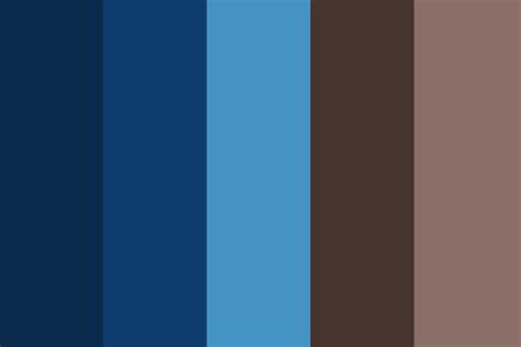 Blue brown color palette for wallpaper