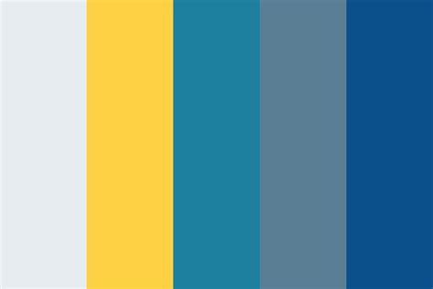 Blue Gold Color Palette Inspiration 1