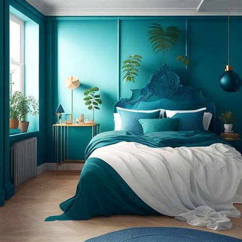 Blue Green Bedroom