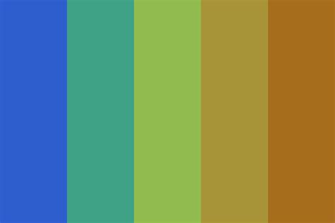 Blue Green Brown Color Palette Ideas