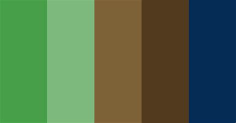 Blue Green Brown Color Scheme