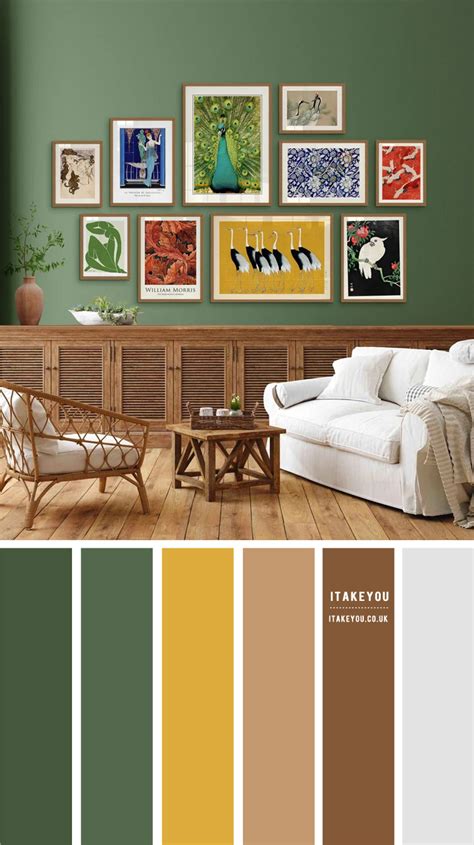 Blue Green Brown Interior Design