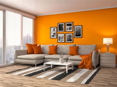 Blue Green Orange Interior Design