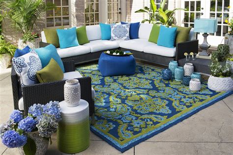 Blue Green Outdoor Space