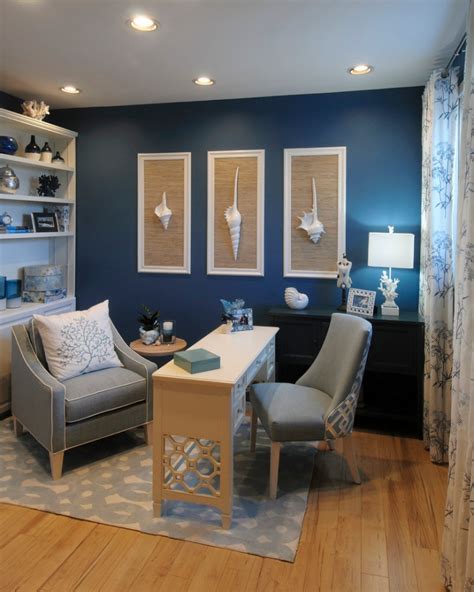 Blue Home Office Inspiration