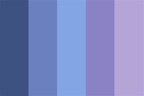 Blue Purple Palette in Art and Design