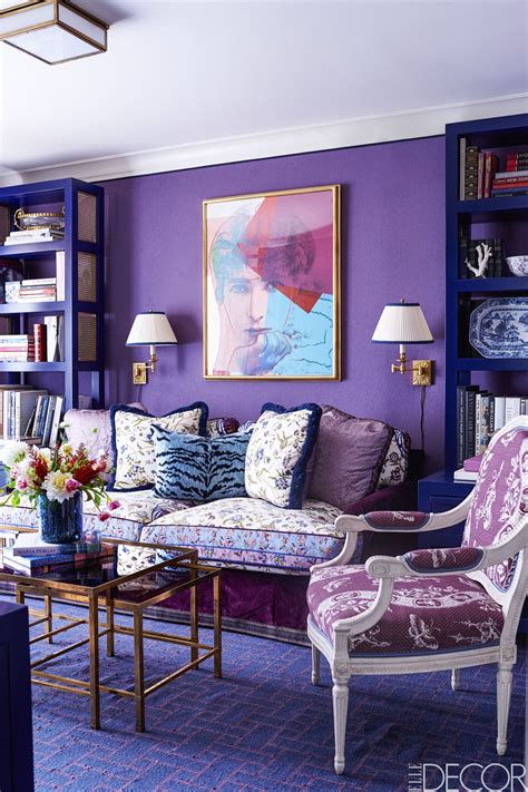 Blue and Purple Color Palette in Interior Design