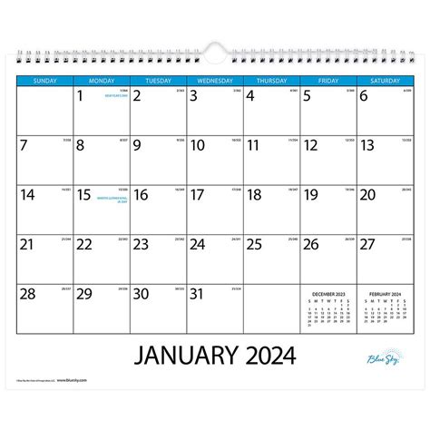 Blue Sky Calendar Accountability