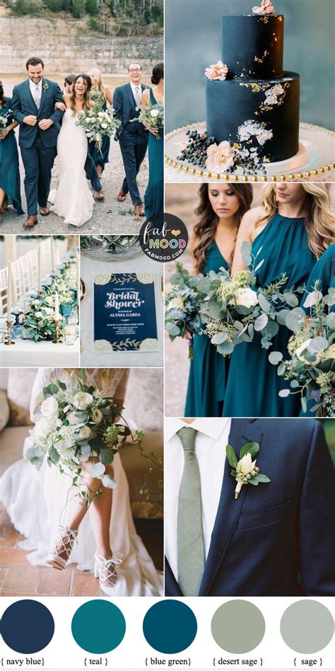 Blue Wedding Color Palette Ideas for Spring