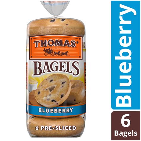 Blueberry bagel labels