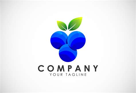 Blueberry Logo Design Example