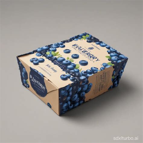 Blueberry Packaging Design Example