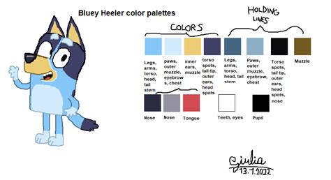 Bluey Color Palette