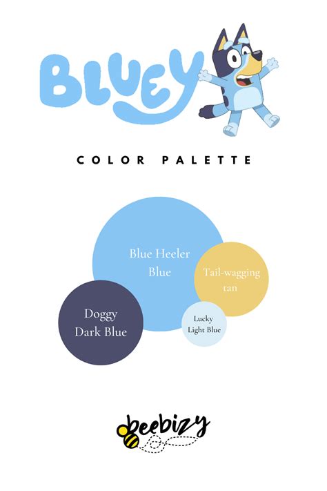 Bluey Color Palette Crafting