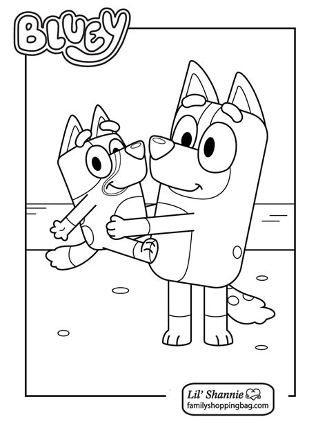 Bluey Coloring Pages 7