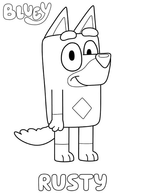 Bluey Coloring Pages 9