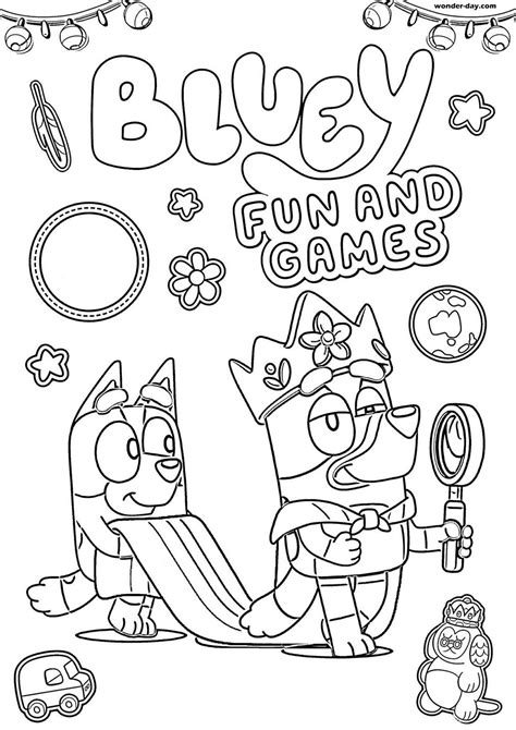 Bluey Coloring Pages for Fun